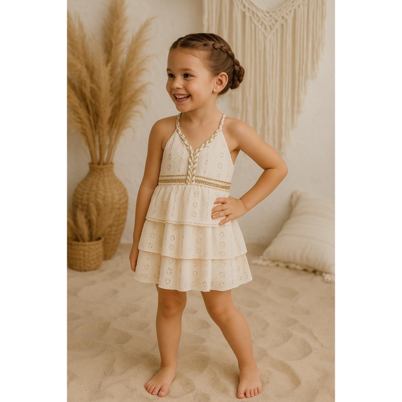 ibiza jurk beige