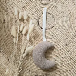 speenkoord.taupe fleece speenkoord.taupe fleece