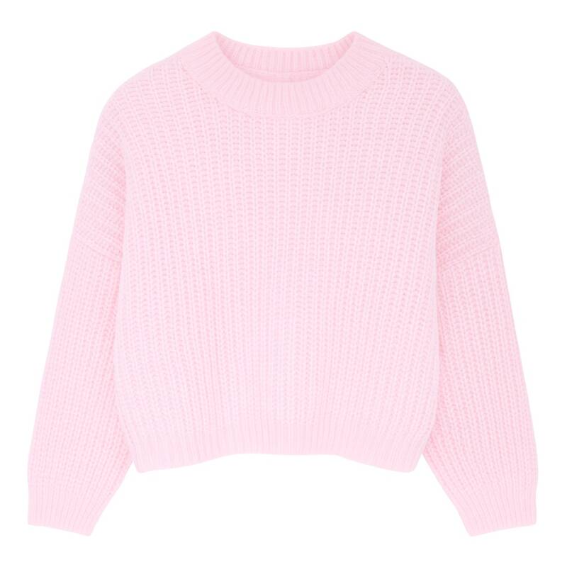 knit sweater lichtroze meisje knit sweater lichtroze meisje