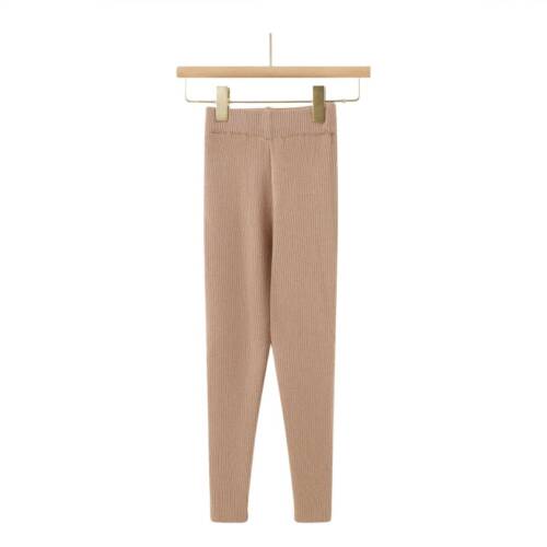 rib legging taupe meisje rib legging taupe meisje