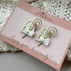 haarspeldje sinterklaas goud beige haarspeldje sinterklaas goud beige