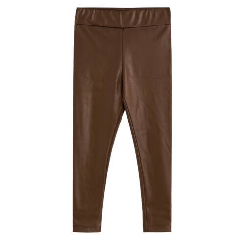 meisjes leatherlook legging bruin maat 98104 tm 158164 meisjes leatherlook legging bruin maat 98104 tm 158164