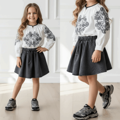boho blouse meisjes zwart wit boho blouse meisjes zwart wit