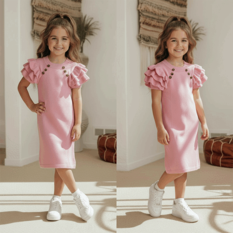 jurkje roze meisjes