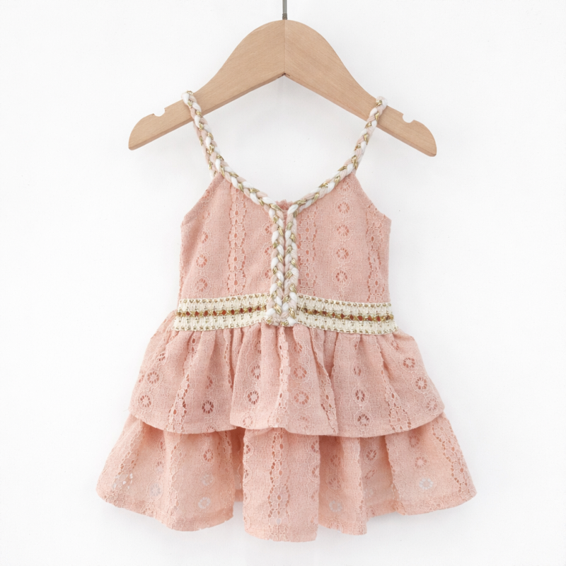 ibiza jurk baby roze