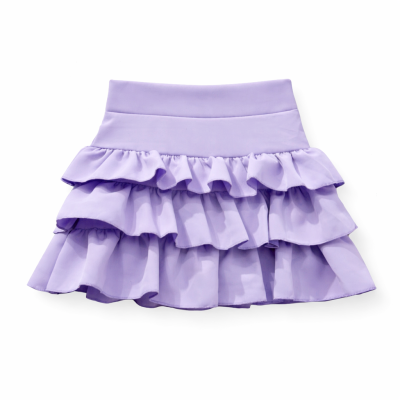 meisje rok ruffles lila