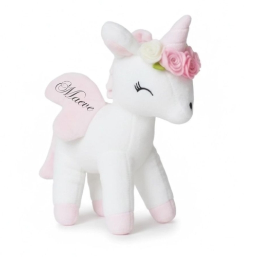 unicorn knuffel met naam