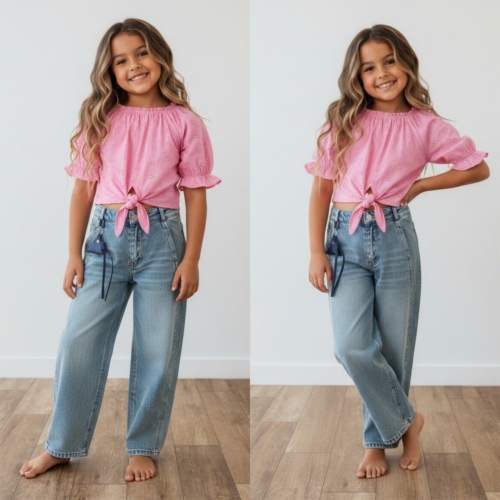 meisjes jeans lichtblauw meisjes jeans lichtblauw
