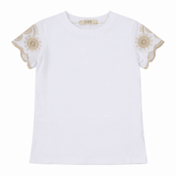 meisjes t shirt borduring schouders meisjes t shirt borduring schouders
