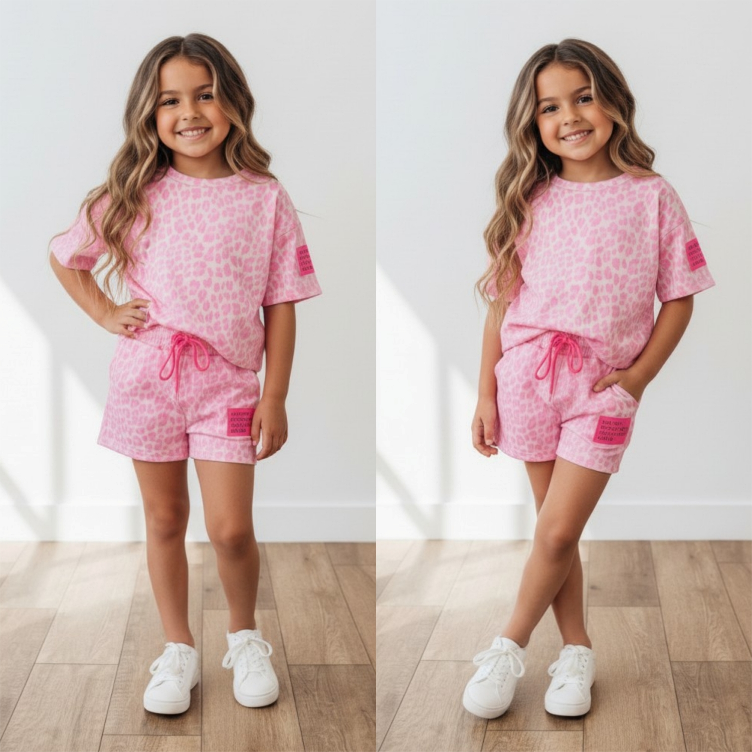 meisjes zomerset roze panterprint meisjes zomerset roze panterprint