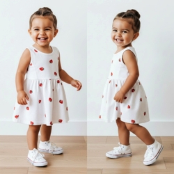 baby jurkje aardbeien