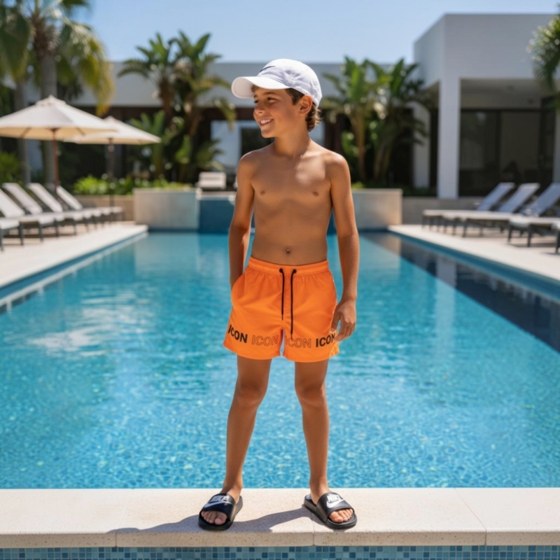 jongens zwemshort oranje (1)