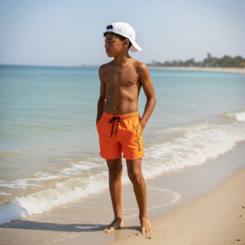 jongens zwemshort oranje jongens zwemshort oranje