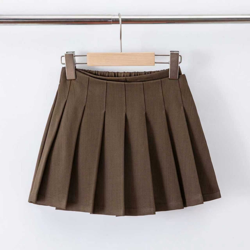 meisjes skort bruin