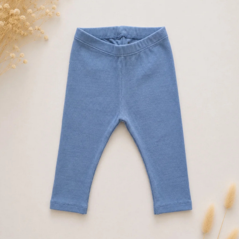 baby rib broekje jeansblauw