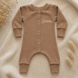 boxpakje rib bruin jongens meisjes baby met naam boxpakje rib bruin jongens meisjes baby met naam