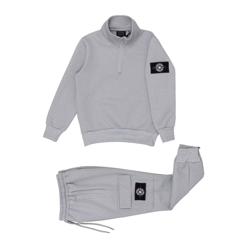 icon set jongens trui en broek grijs