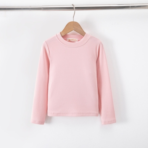meisjes rib longsleeve roze meisjes rib longsleeve roze