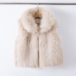 meisjes teddy gilet beige meisjes teddy gilet beige