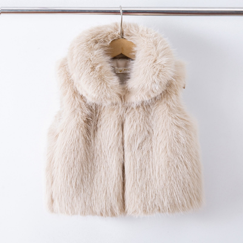 meisjes teddy gilet beige meisjes teddy gilet beige