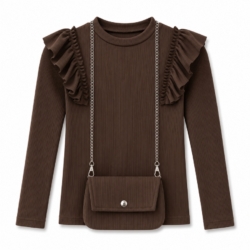 bruine rib top meisjes 2 bruine rib top meisjes (2)