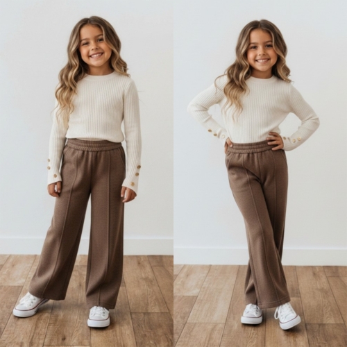 camel kleur widefit broek camel kleur widefit broek