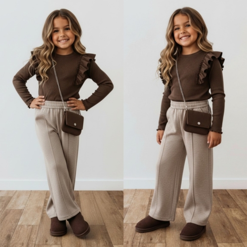 jogger wol meisjes beige jogger wol meisjes beige