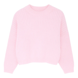 knit sweater lichtroze meisje