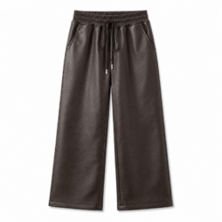 leren broek widefit bruin meisjes leren broek widefit bruin meisjes