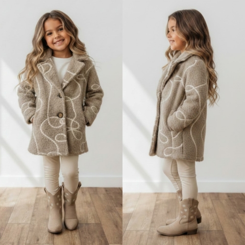 meisjes tussenjas beige meisjes tussenjas beige