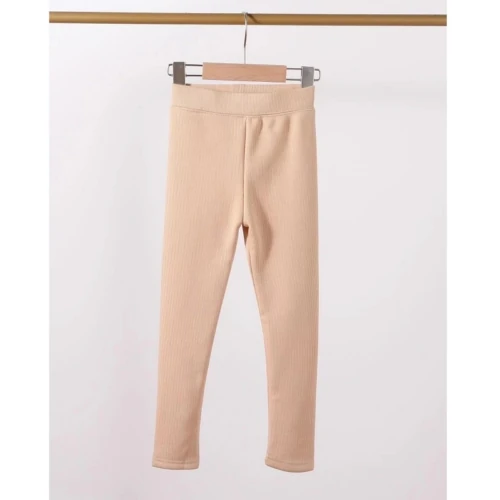 meisjes winter rib legging beige meisjes winter rib legging beige