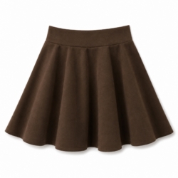 rokje suede meisjes bruin