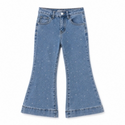 strass flared jeans meisjes strass flared jeans meisjes