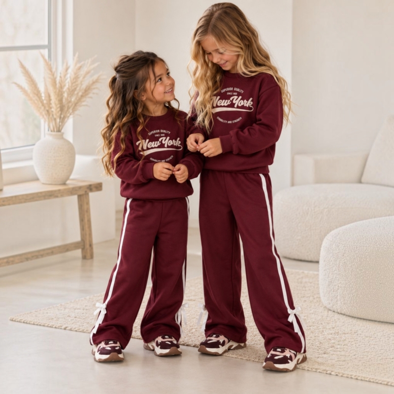 bordeaux meisjes set