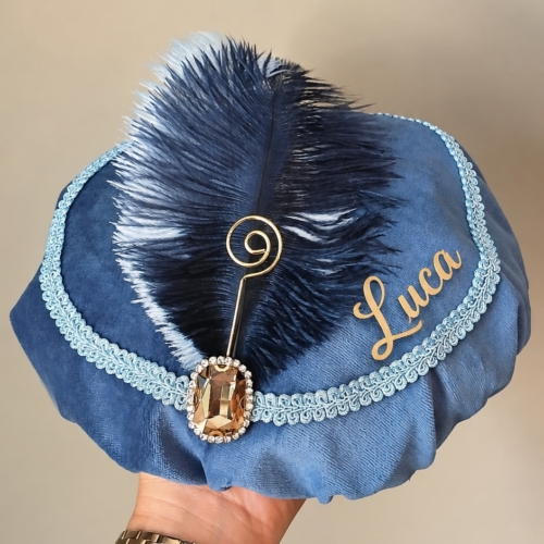 jeansblauwe pietenmuts jeansblauwe pietenmuts
