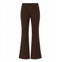 meisjes flared broek donkerbruin