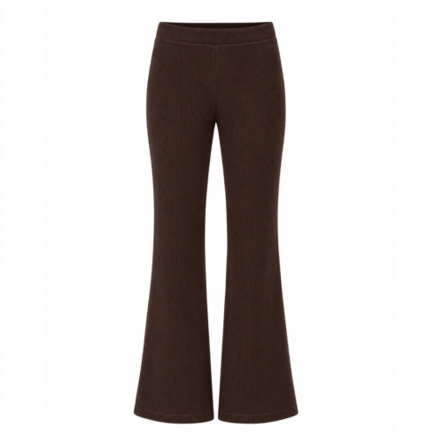 meisjes flared broek donkerbruin meisjes flared broek donkerbruin