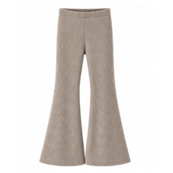 meisjes flared broek greige