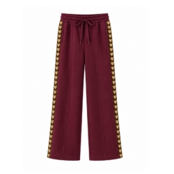 meisjes jogger bordeaux met hartjes meisjes jogger bordeaux met hartjes