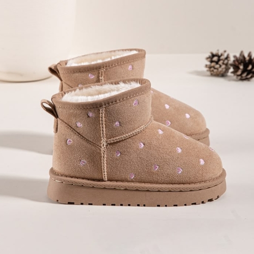meisjes laarsjes beige roze hartjes meisjes laarsjes beige roze hartjes