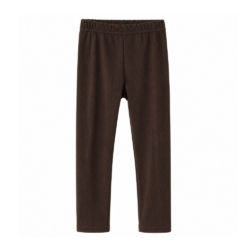meisjes rib legging donkerbruin meisjes rib legging donkerbruin