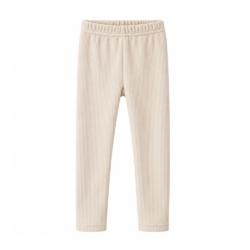 meisjes rib legging ecru meisjes rib legging ecru