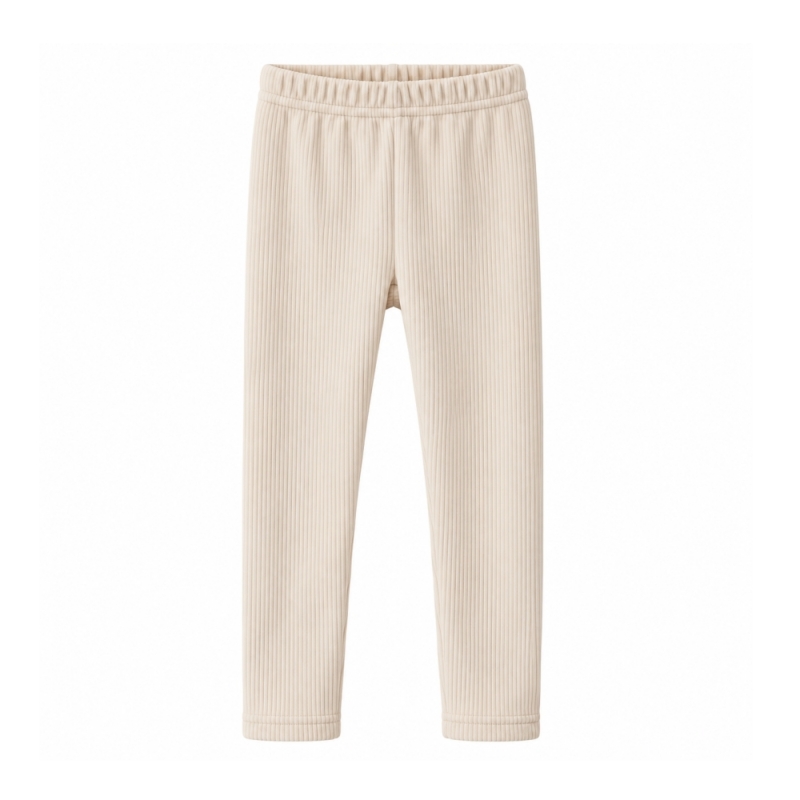 meisjes rib legging ecru meisjes rib legging ecru