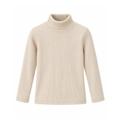meisjes rib longsleeve ecru meisjes rib longsleeve ecru