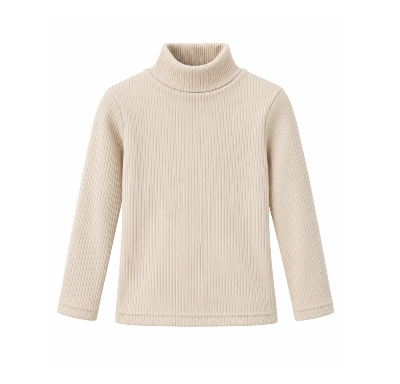 meisjes rib longsleeve ecru meisjes rib longsleeve ecru