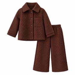 Bruine kinderoutfit jongens