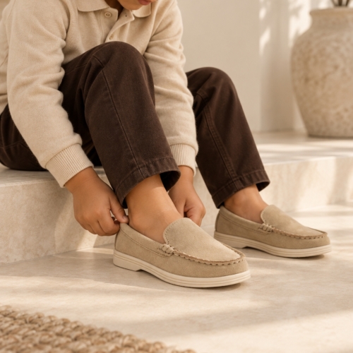 beige loafers beige loafers