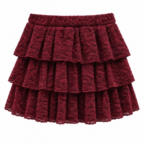 bordeaux meisjes rokje