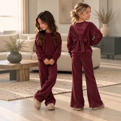 bordeaux meisjes set 2 bordeaux meisjes set 2
