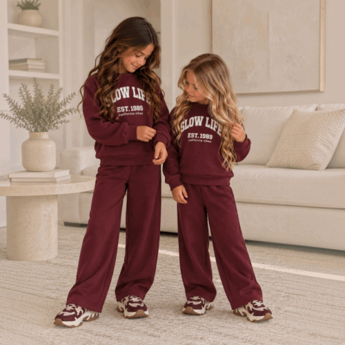 bordeaux meisjes set bordeaux meisjes set